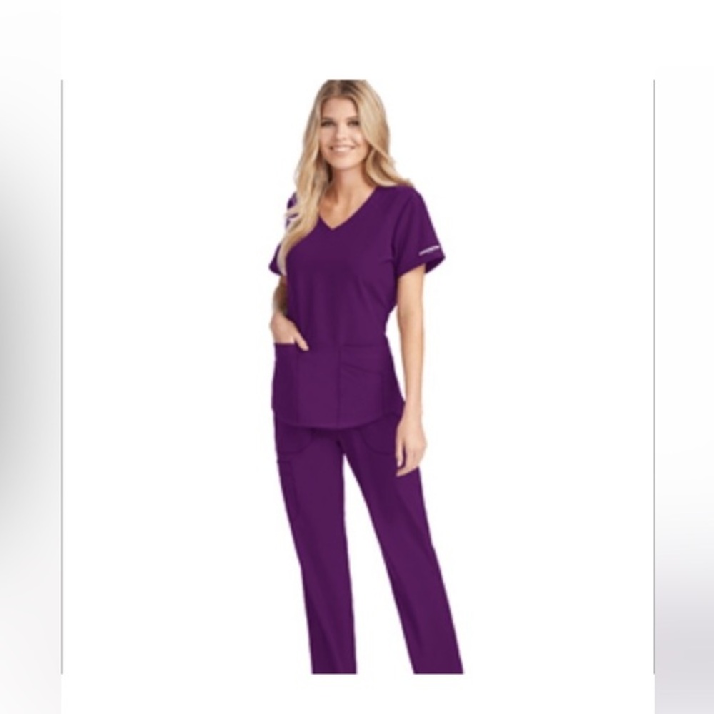 Skechers by Barco Purple small scrub set